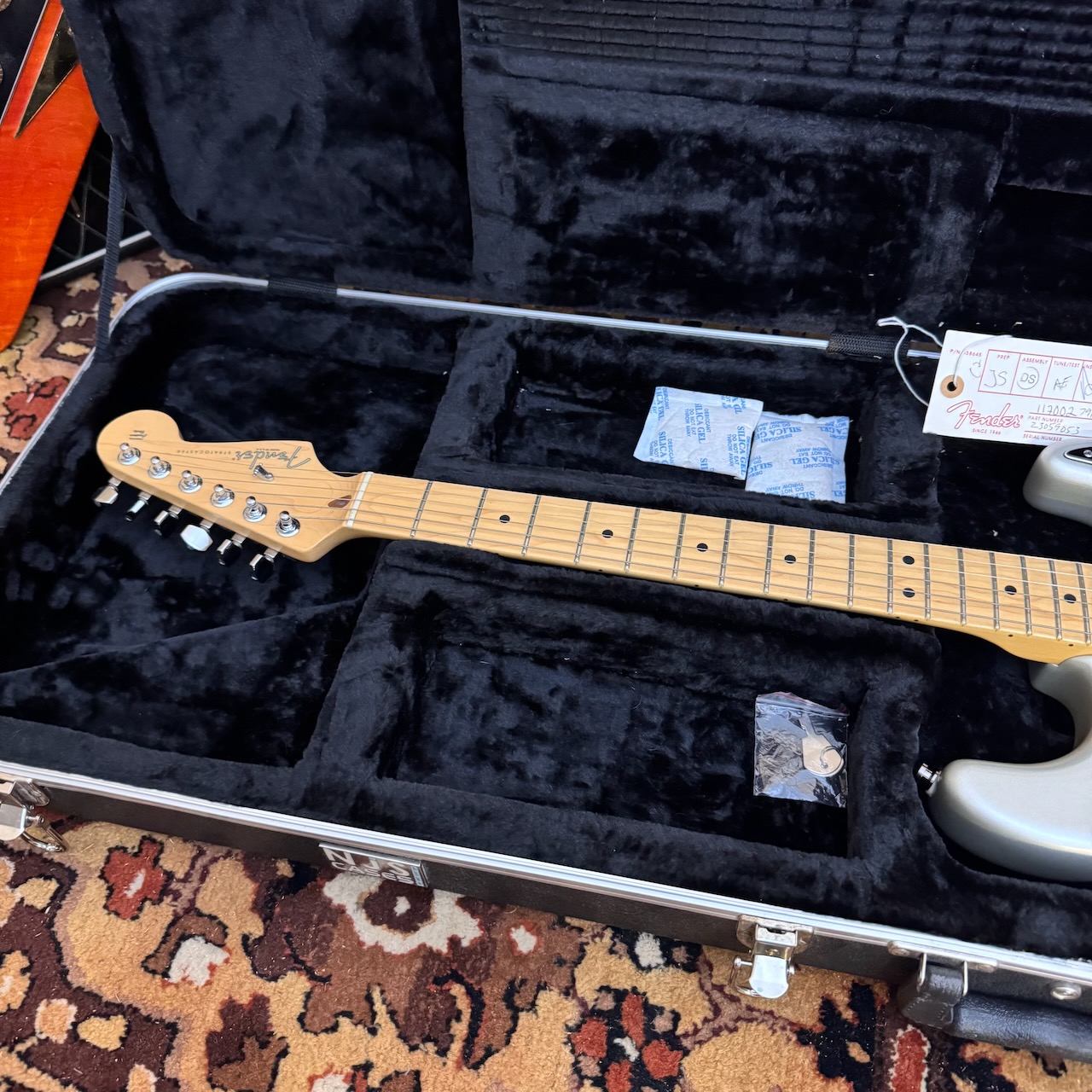 2003 Fender USA HSS Silver American Standard Stratocaster Guitar 2003 Fender USA HSS Silver American Standard Stratocaster Guitar