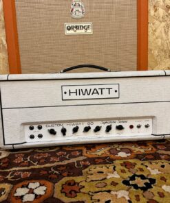 2006 Hiwatt 50 Custom Shop CP504 Signature Series White Amplifier Stack