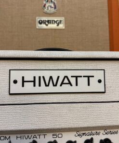 2006 Hiwatt 50 Custom Shop CP504 Signature Series White Amplifier Stack