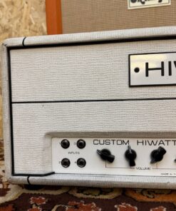 2006 Hiwatt 50 Custom Shop CP504 Signature Series White Amplifier Stack