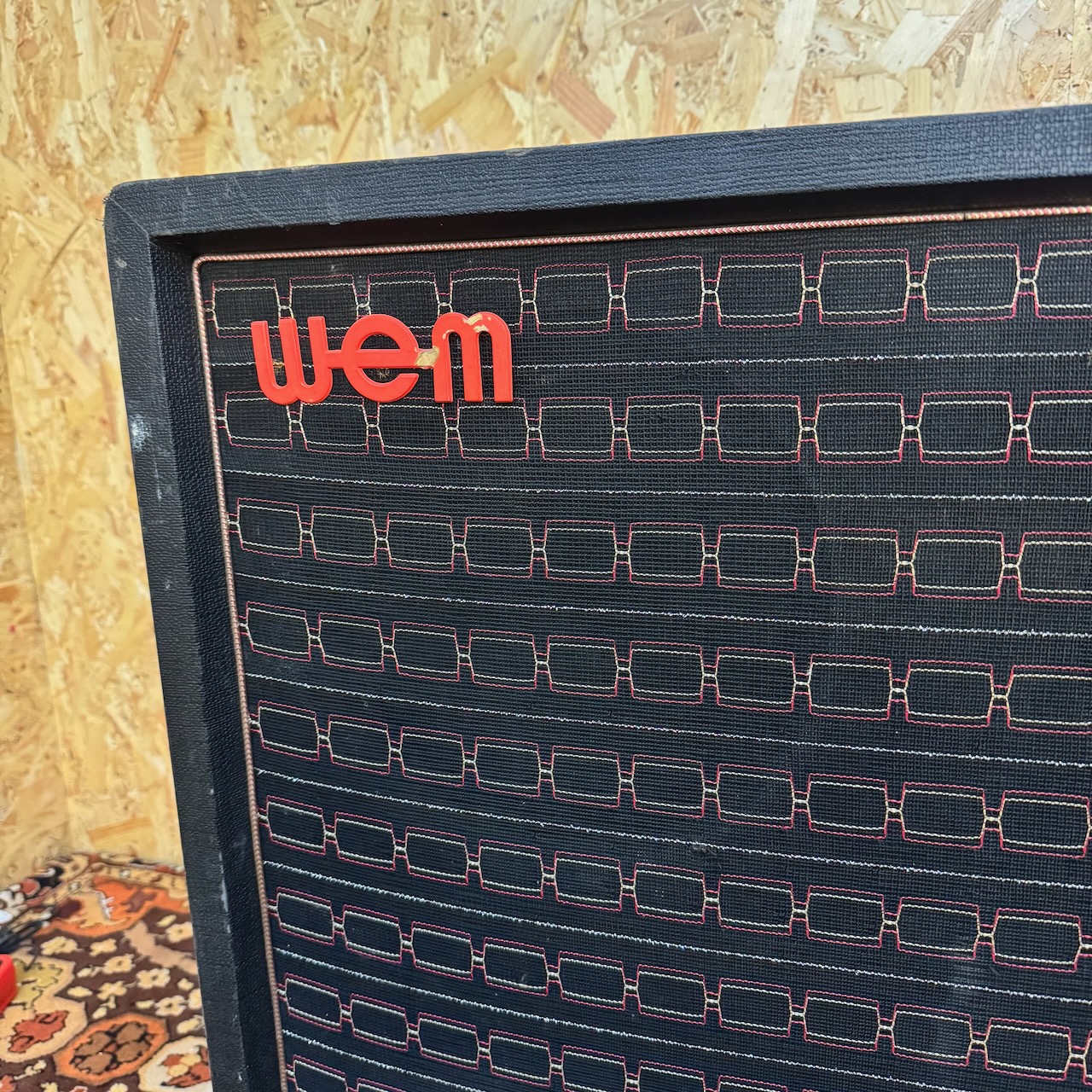 Ex Suzi Quatro Vintage 1972 WEM Starfinder 4x12 Guitar Amplifier Cabinet 1970s Ex Suzi Quatro Vintage 1972 WEM Starfinder 4x12 Guitar Amplifier Cabinet 1970s