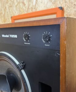 Matched Pair Vintage Cetec Gauss Monitor System Model 7258 Coaxial Speakers