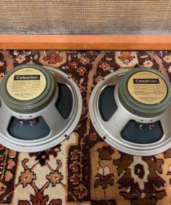 Pair 2x Vintage 1968 Celestion G12M T1511 25w Greenback Speakers