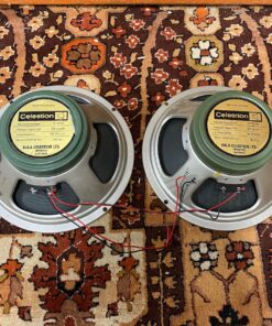 Pair 2x Vintage 1972 Celestion G12M T1511 12 Greenback Speaker