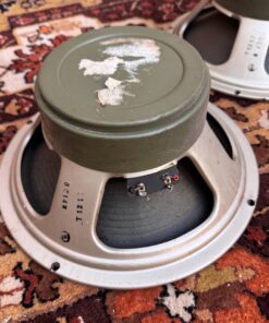 Pair Vintage 1970 Celestion Greenback G12H 30w T1217 12 Speakers