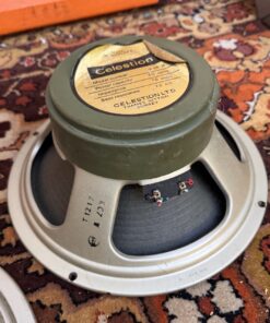Pair Vintage 1970 Celestion Greenback G12H 30w T1217 12 Speakers