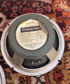 Pair Vintage 1970 Celestion Greenback G12H 30w T1217 12 Speakers