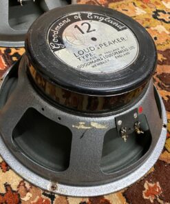 Quad 4x Vintage 1966 1967 Goodmans Black Label 12