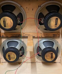 Quad 4x Vintage 1977 Celestion G12H T1281 30w Blackback Speaker