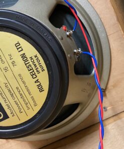 Quad 4x Vintage 1977 Celestion G12M T1221 25w Blackback Speakers