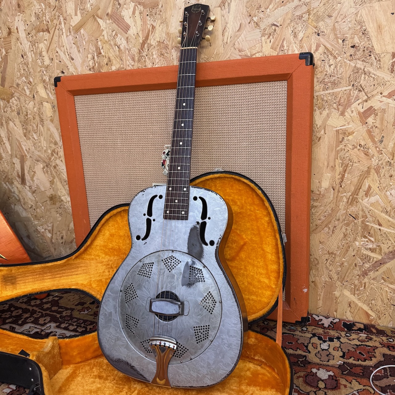 Vintage 1936 1930s National Duolian Resonator USA Guitar OHSC Vintage 1936 1930s National Duolian Resonator USA Guitar OHSC