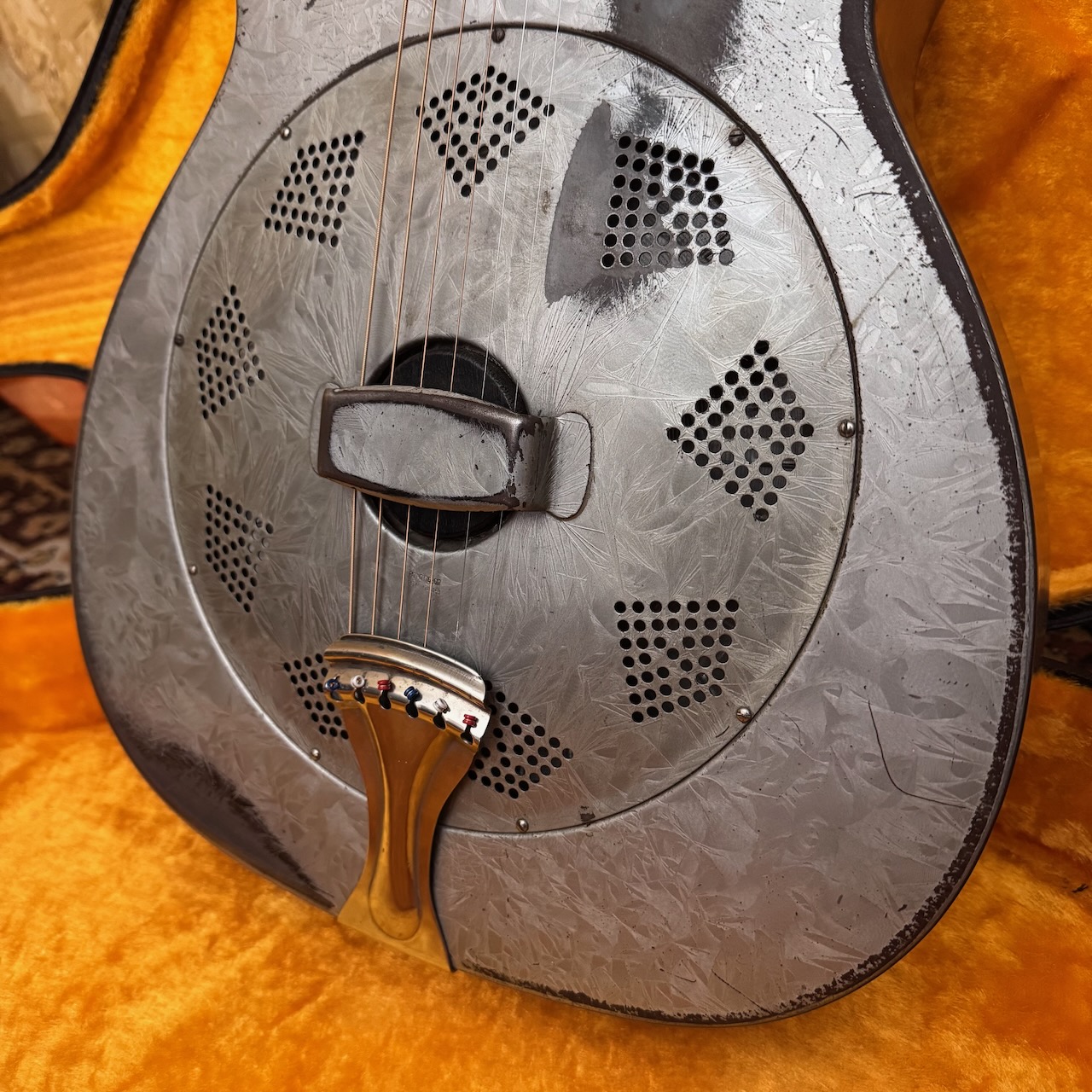 Vintage 1936 1930s National Duolian Resonator USA Guitar OHSC Vintage 1936 1930s National Duolian Resonator USA Guitar OHSC