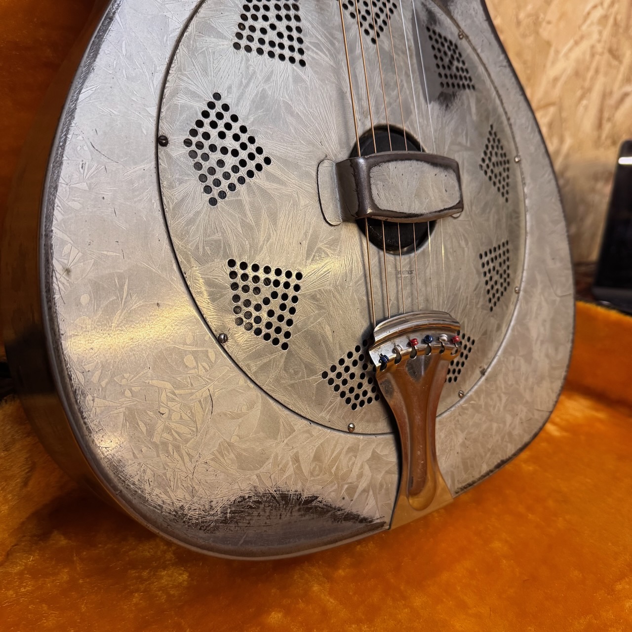 Vintage 1936 1930s National Duolian Resonator USA Guitar OHSC Vintage 1936 1930s National Duolian Resonator USA Guitar OHSC