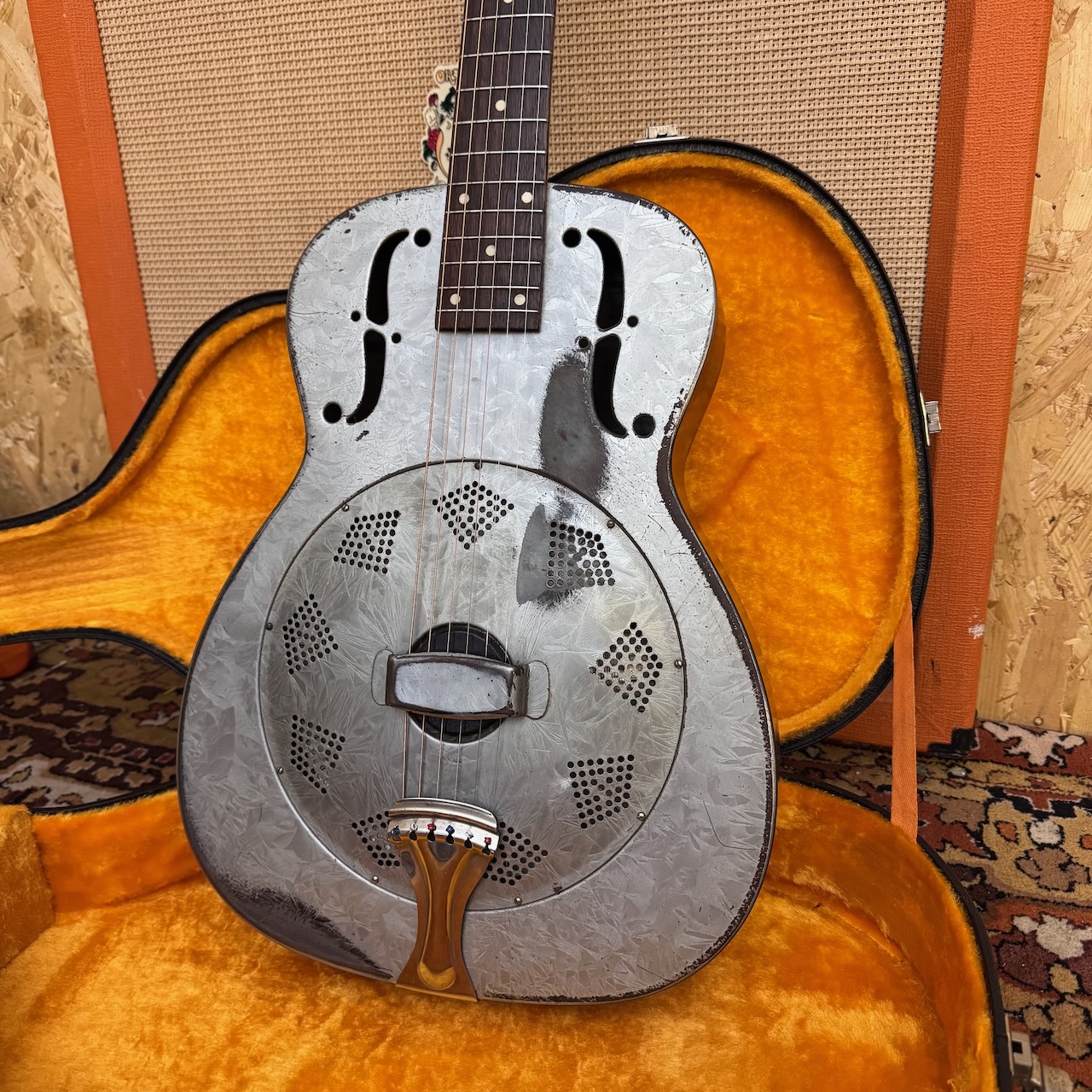 Vintage 1936 1930s National Duolian Resonator USA Guitar OHSC Vintage 1936 1930s National Duolian Resonator USA Guitar OHSC