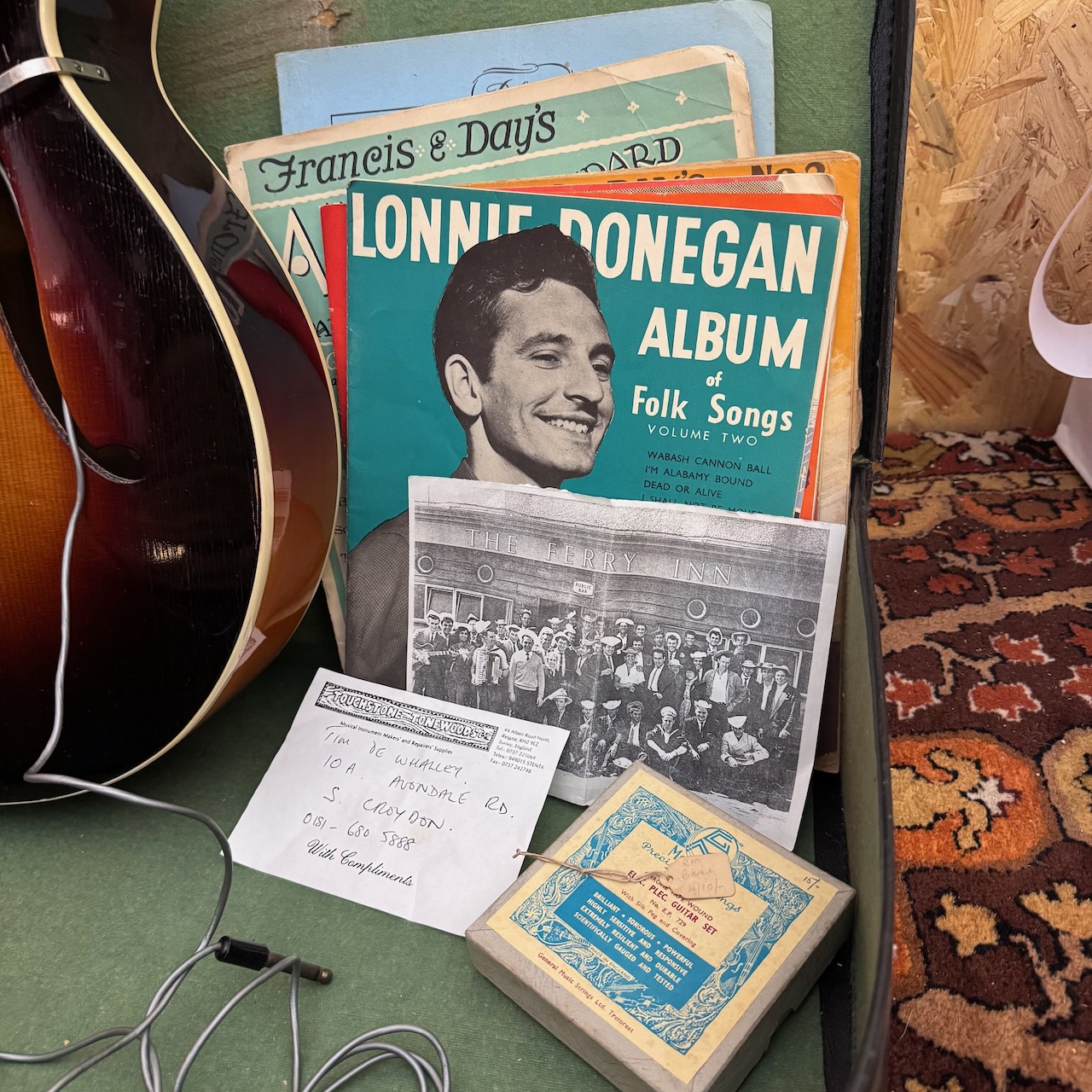 Vintage 1950s Framus Capri Electric Archtop Guitar Hofner Pickup OHSC Vintage 1950s Framus Capri Electric Archtop Guitar Hofner Pickup OHSC