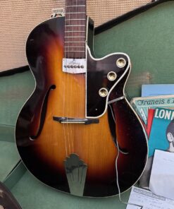 Vintage 1950s Framus Capri Electric Archtop Guitar Hofner Pickup OHSC