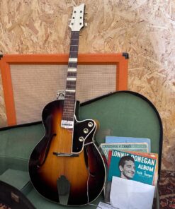 Vintage 1950s Framus Capri Electric Archtop Guitar Hofner Pickup OHSC