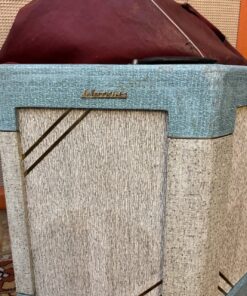 Vintage 1950s WEM Watkins Dominator MK1 Black V Front 2x10 Amplifier Combo