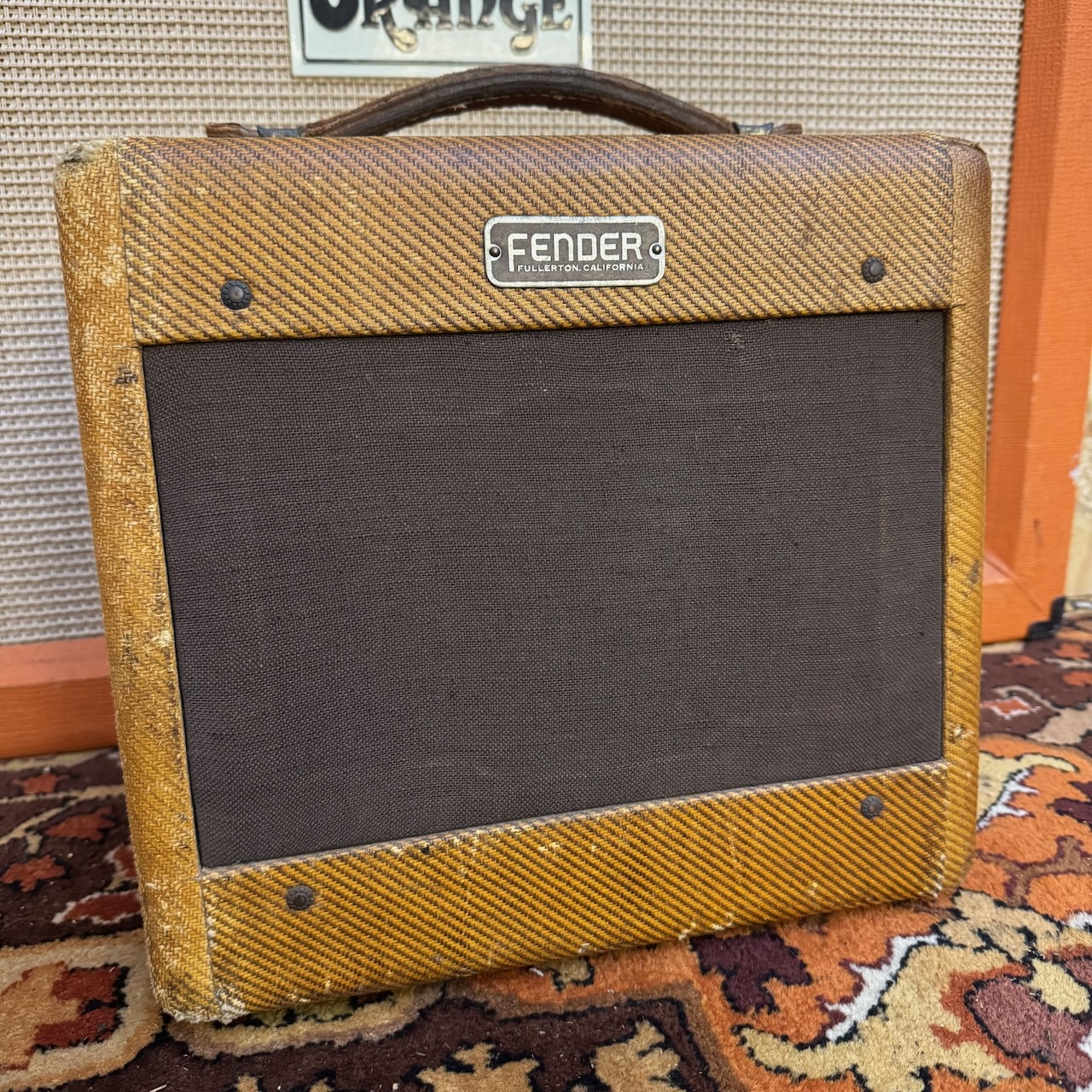 Vintage 1955 Fender Tweed Champ 5D1 Wide Panel USA Amplifier Vintage 1955 Fender Tweed Champ 5D1 Wide Panel USA Amplifier
