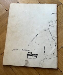 Vintage 1960 Gibson Burst Guitar Original USA Catalog Brochure