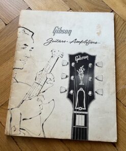 Vintage 1960 Gibson Burst Guitar Original USA Catalog Brochure
