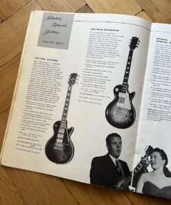 Vintage 1960 Gibson Burst Guitar Original USA Catalog Brochure