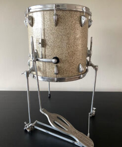 Vintage 1960s Meazzi Hollywood President Multisound Champagne Sparkle Drum Tom