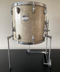 Vintage 1960s Meazzi Hollywood President Multisound Champagne Sparkle Drum Tom