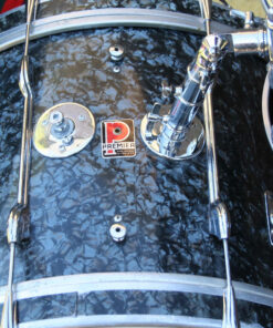 Vintage 1960s Premier Outfit 55 Black Diamond Drum Kit