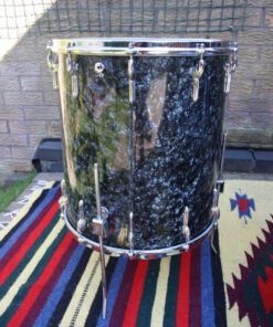 Vintage 1960s Premier Outfit 55 Black Diamond Drum Kit