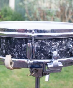 Vintage 1960s Premier Royal Ace Black Pearl Snare Drum Ringo