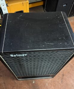Vintage 1960s Selmer 100 Goliath 1x18 Guitar Bass Speaker Cabinet
