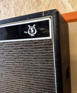 Vintage 1960s Selmer David Black Silver 1×15 Speaker Cabinet