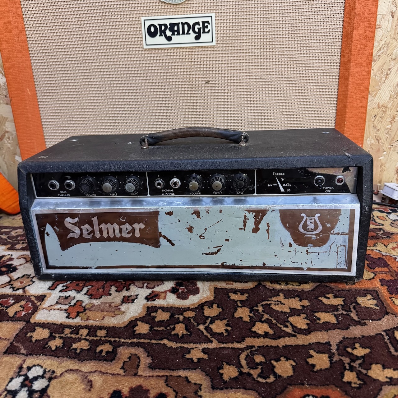 Vintage 1960s Selmer Treble N Bass 50 MK3 Valve Amplifier Vintage 1960s Selmer Treble N Bass 50 MK3 Valve Amplifier