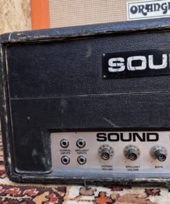 Vintage 1960s Sound City 100 Mark 3 Guitar Amplifier Head