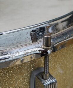 Vintage 1960s Trixon Luxus Gold Sparkle 20 16 12 Drum Kit