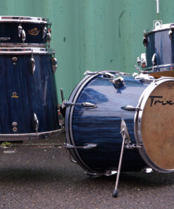 Vintage 1960s Trixon Telstar Model 2000 Blue Stripe Drum Kit Ronnie Lane