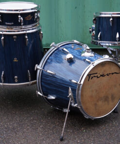 Vintage 1960s Trixon Telstar Model 2000 Blue Stripe Drum Kit Ronnie Lane