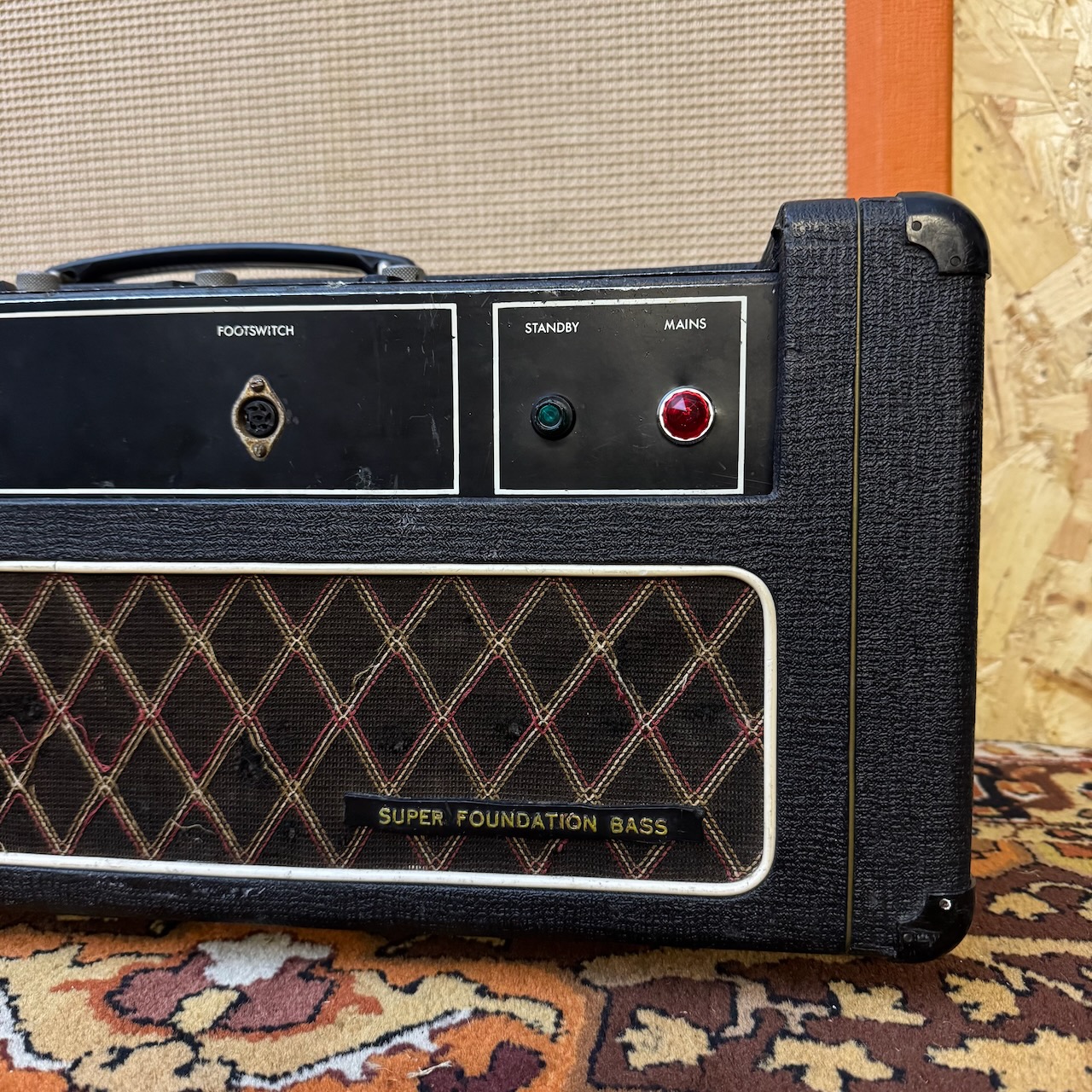 Vintage 1960s Vox Super Foundation Bass Guitar Amplifier FB118 Cabinet Vintage 1960s Vox Super Foundation Bass Guitar Amplifier FB118 Cabinet