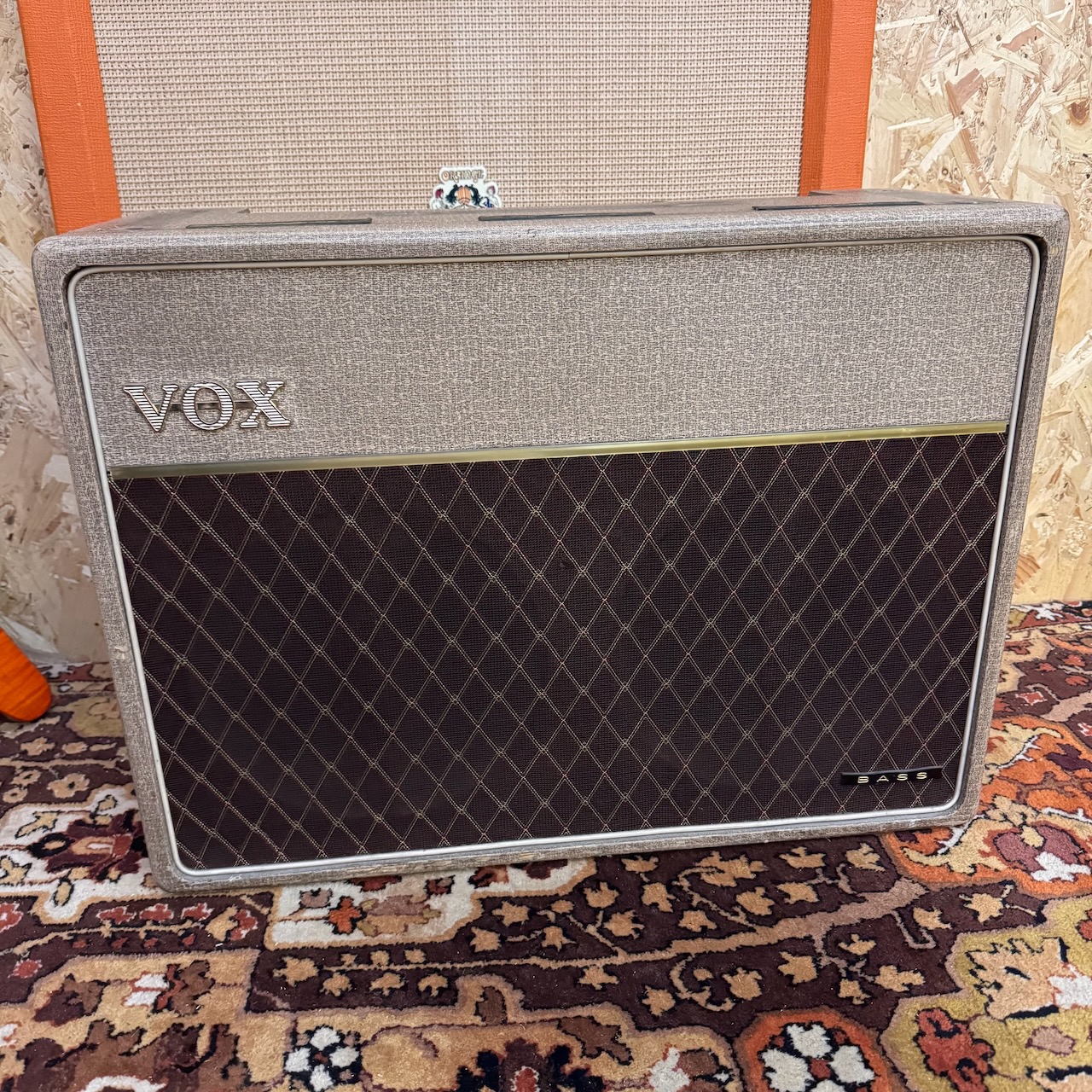Vintage 1962 Vox AC30 Bass Fawn 2×12 Amplifier Combo Complete Vintage 1962 Vox AC30 Bass Fawn 2×12 Amplifier Combo Complete