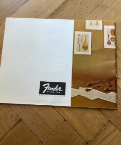 Vintage 1963 1964 Fender Guitar Original USA Catalog Brochure