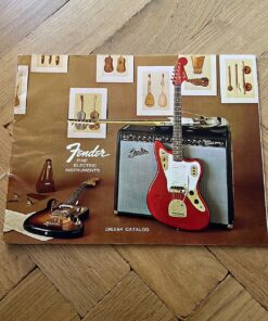 Vintage 1963 1964 Fender Guitar Original USA Catalog Brochure