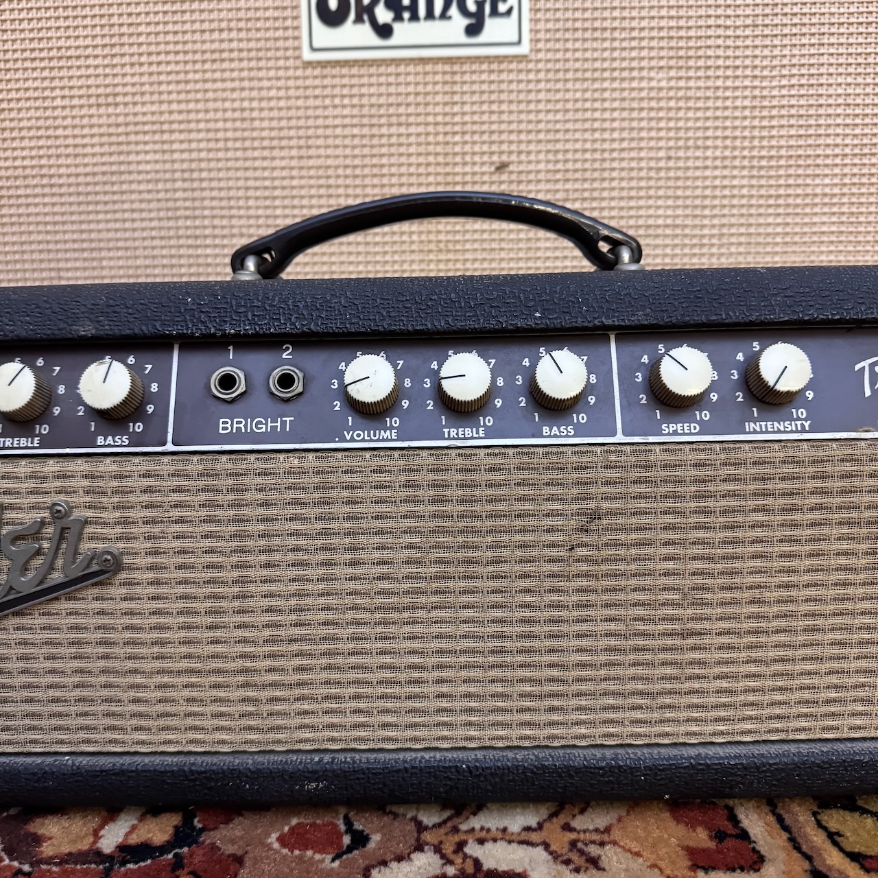 Vintage 1963 Fender Tremolux Brownface 6G9B Export USA Amplifier Head Vintage 1963 Fender Tremolux Brownface 6G9B Export USA Amplifier Head