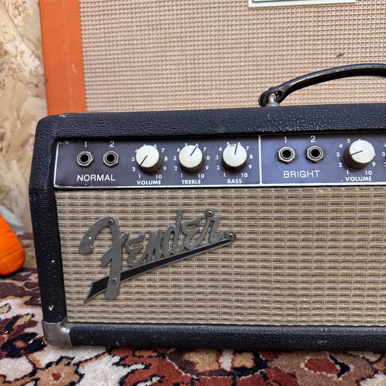 Vintage 1963 Fender Tremolux Brownface 6G9B Export USA Amplifier Head Vintage 1963 Fender Tremolux Brownface 6G9B Export USA Amplifier Head