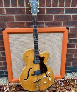 Vintage 1963 Hofner President Thinline E2 Blonde Guitar