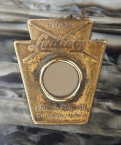 Vintage 1963 Ludwig Super Classic Black Oyster Pearl Drum Kit