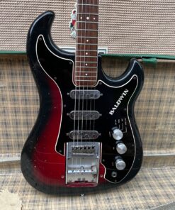 Vintage 1966 Baldwin Burns Jazz Split Sound Red Guitar OHSC