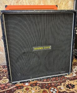 Vintage 1966 Sound City MK1 One Hundred 4x12 Guitar Cabinet 1960s
