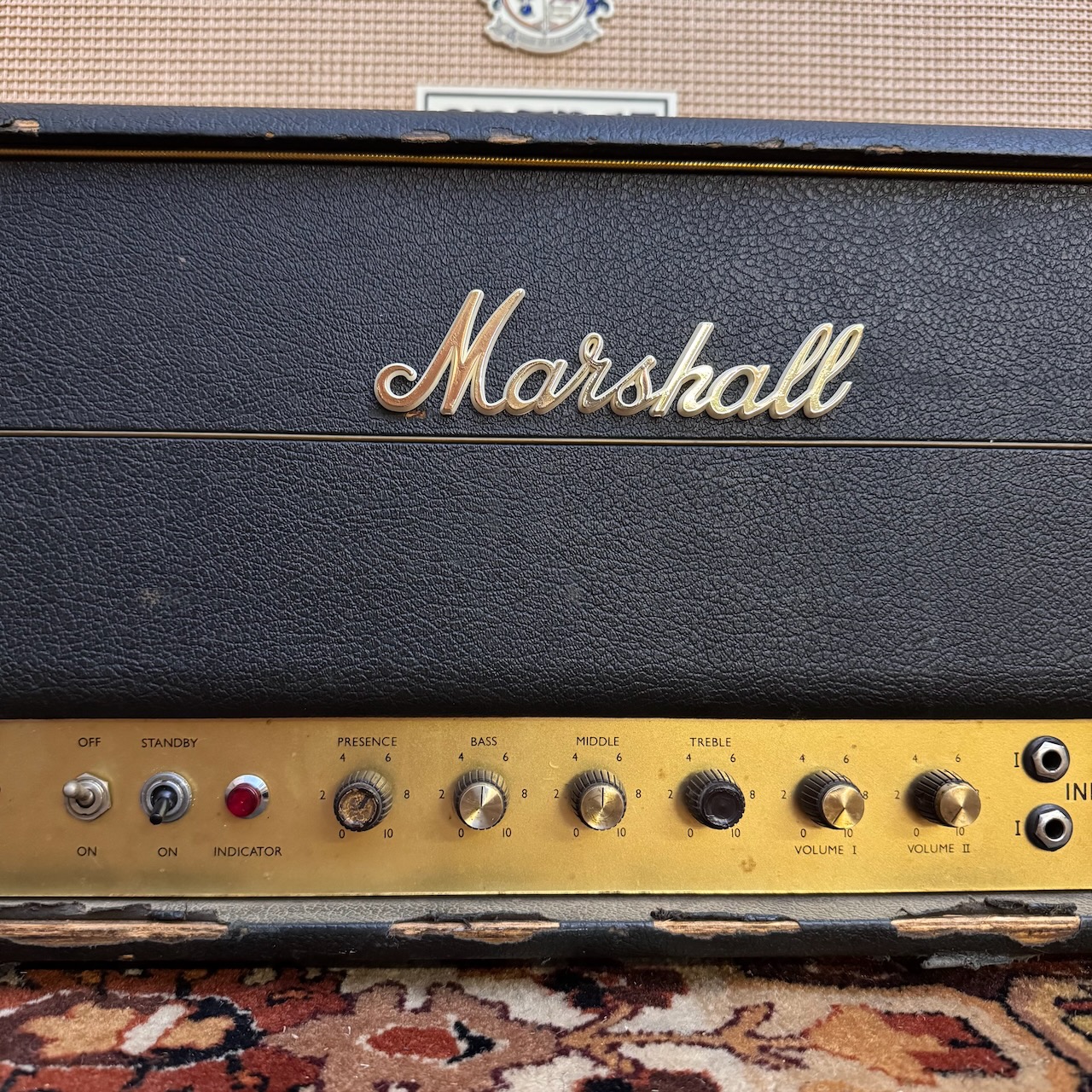 Vintage 1967 1968 Marshall Super Lead 10000 Series 100w Guitar Amplifier Vintage 1967 1968 Marshall Super Lead 10000 Series 100w Guitar Amplifier