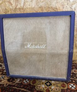 Vintage 1969 1970 Marshall 4x12 Basketweave Purple Amplifier Cabinet